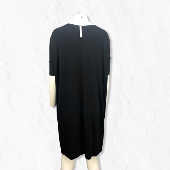 NWT Black ASOS Loose Fit Shift Dress Sz 2 Tall - Picture 6 of 12